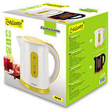 Електричний чайник 1.7 л дисковий Maestro MR-040-BLACK Електрочайник 2000 Вт для дому, офісу, дачі, фото 4