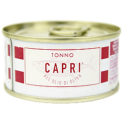 Тунець в оливковій олії Капрі Capri all olio di oliva 80g 96шт/ящ (Код: 00-00006376)