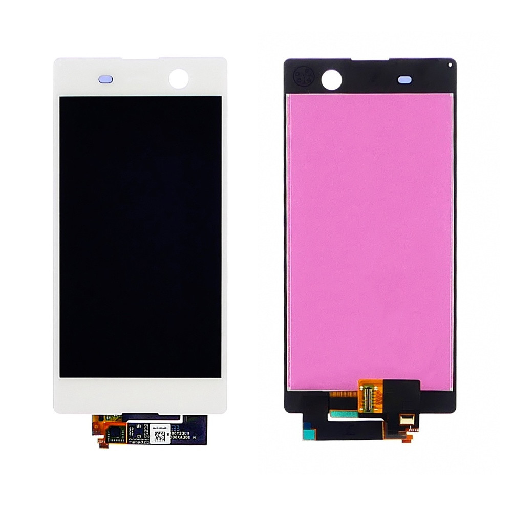 Дисплей для Sony E5603 Xperia M5 Dual Sim/E5606/E5633 з білим тачскрином