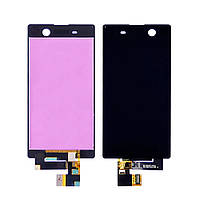 Дисплей для Sony E5603 Xperia M5 Dual Sim/E5606/E5633 з чорним тачскрином