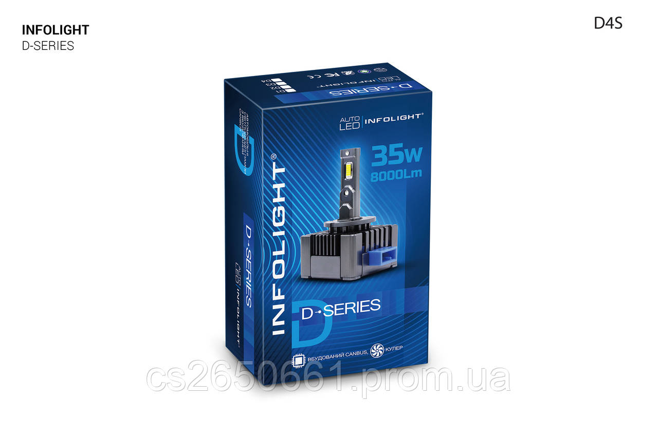 Комплект світлодіодних ламп Infolight D4 35W
