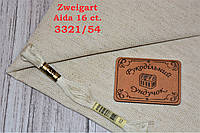 Aida Zweigart 16 ct. Rustico-Aida 3321/54 Wheat (пшеничный) - 50*55 см