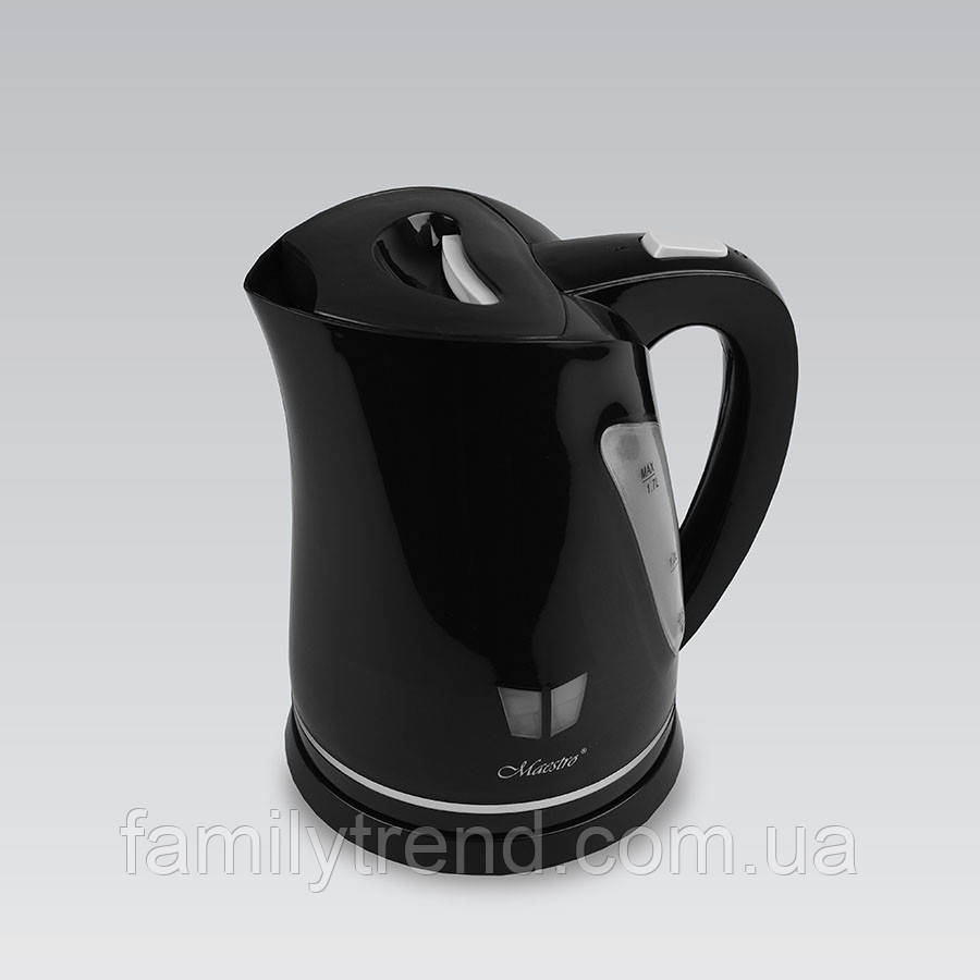 Електричний чайник 1.7 л дисковий Maestro MR-038-BLACK Електрочайник 2000 Вт для дому, офісу, дачі