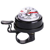 Велосипедний дзвінок, на кермо велосипеда, для самоката, ударний з компасом Bell (чорний)