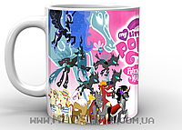 Кружка My little pony friendship is magic ponies vs 2 by deltaraen CP 03.29 "Kg"