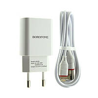 Сетевое зарядное устройство Borofone BA20A 2.1A / lightning