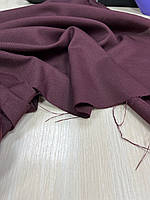 Ткань Габардин бордового цвета, плотностю 180 г/м2, Китай