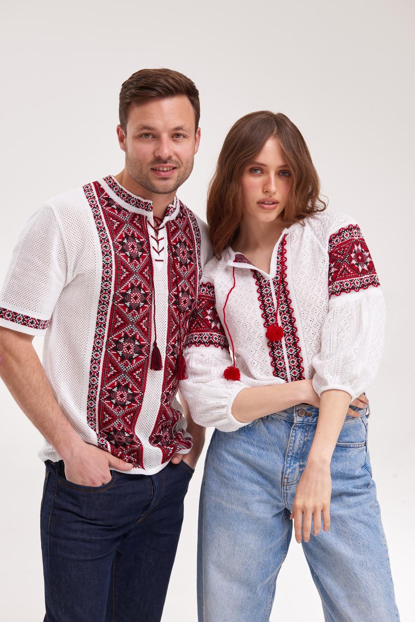 Парні в'язані вишиванки "Зорі"
