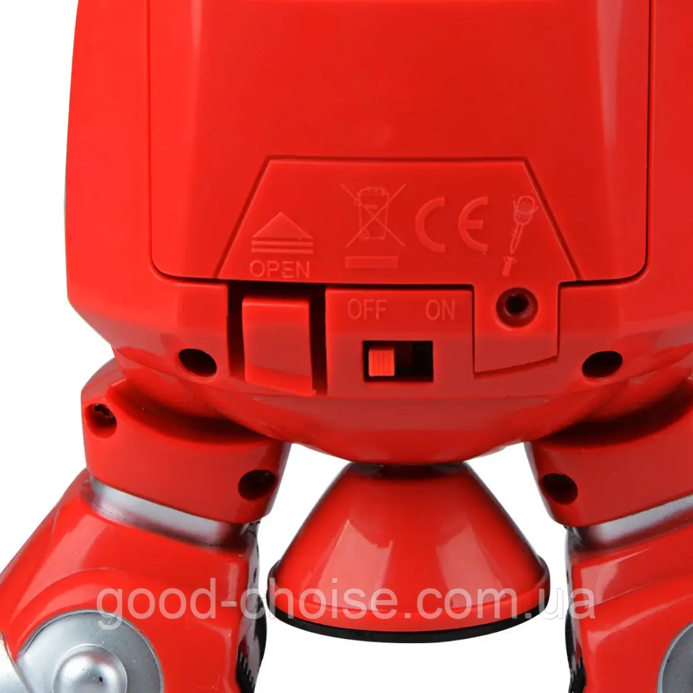 Робот детский танцующий Dance 99444-2, Красный / Интерактивная игрушка танцующий робот на батарейках - фото 6 - id-p1849111051