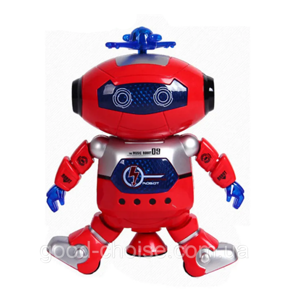 Робот детский танцующий Dance 99444-2, Красный / Интерактивная игрушка танцующий робот на батарейках - фото 2 - id-p1849111051