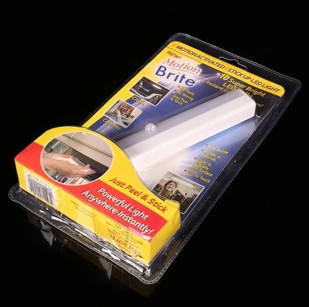 Світлодіодний LED світильник із датчиком руху Motion Brite