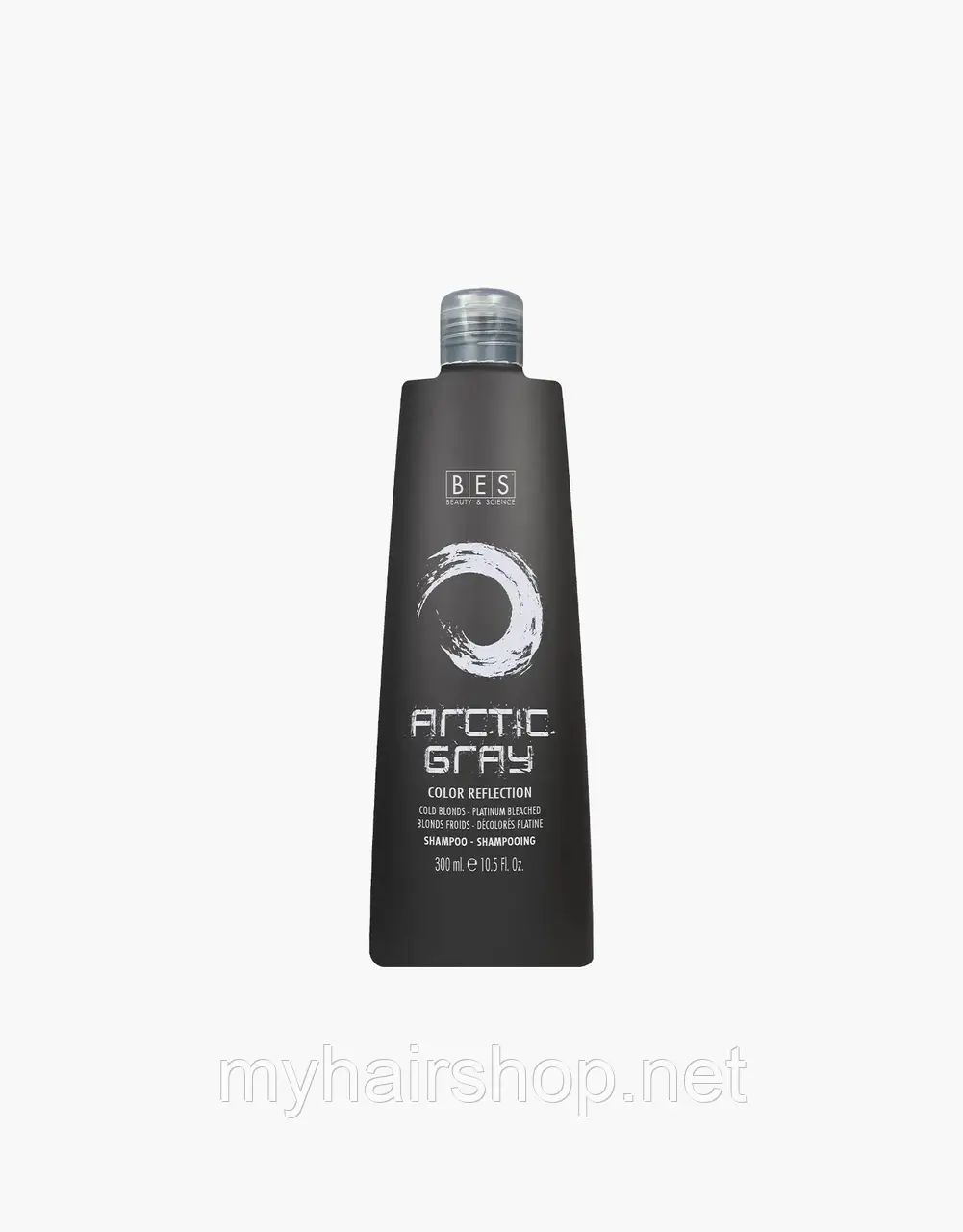Шампунь тонуючий BES Color Reflection Arctic Gray shampoo 300 мл, фото 1