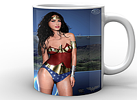Кружка GeekLand белая Чудо-Женщина Wonder Woman stars WW.02.006 "Gr"