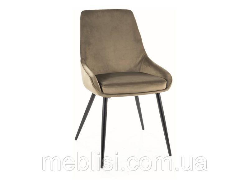 Стілець оливковий COBE VELVET BL.77 (Польща Signal)
