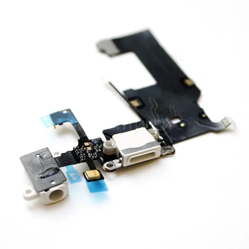 Шлейф гнізда зарядки для Apple iPhone 5 з коннектором навушників, мікрофоном, чорний