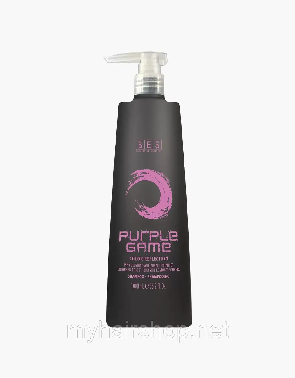 Шампунь тонуючий BES Color Reflection Purple Game shampoo 1000 мл