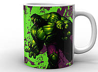 Кружка Geek Land белая Халк Hulk фиолетовый фон HU.02.010 "Gr"