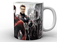 Кружка GeekLand Человек-Паук Spider-Man Iron Man Captain America SM.02.014.273 "Kg"