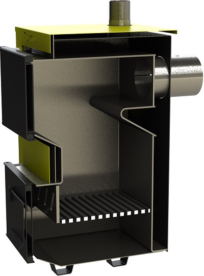 Схема бюджетного котла для дачі Вулкан Класік