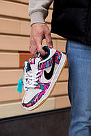 Женские Кроссовки Nike Dunk Low SB x Parra Abstract Art 43-44