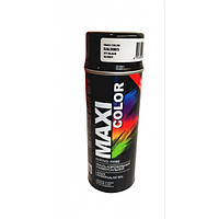 Краска аерозольная универсальная декоративная MAXI COLOR RAL 9005 черная гланец 400 мл