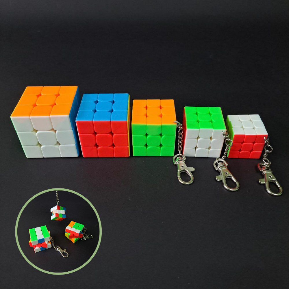 Набір із п'яти кольорових кубиків рубиків 3 на 3 головоломка в подарунковій коробці для дітей дорослих MoYu (3651)
