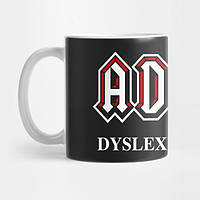 Кружка AC DC Dyslexic Edition "Kg"
