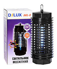 Антимоскітний світильник, електрична пастка від комарів AKL-8 1х4Вт G5, 20м2