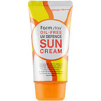 FarmStay Солнцезащитный крем для комбинированной и жирной кожи Oil-Free Uv Defence Sun Cream SPF50 + PA (70мл)