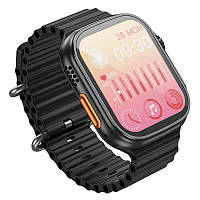 Смарт часы спортивные с поддержкой звонков Smart Watch HOCO Y12 Черный