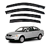 Дефлектори вікон (вітровики) Volkswagen Passat B5 седан 1997-2005 (скотч) AV-Tuning, фото 4