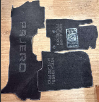 Килимки в салон для Mitsubishi Pajero, 3 шт./1 уп, сірі (KG-8119)