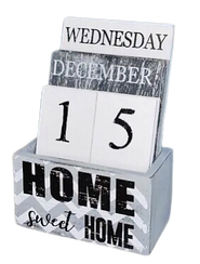 Дерев'яний вічний настільний календар N118 F