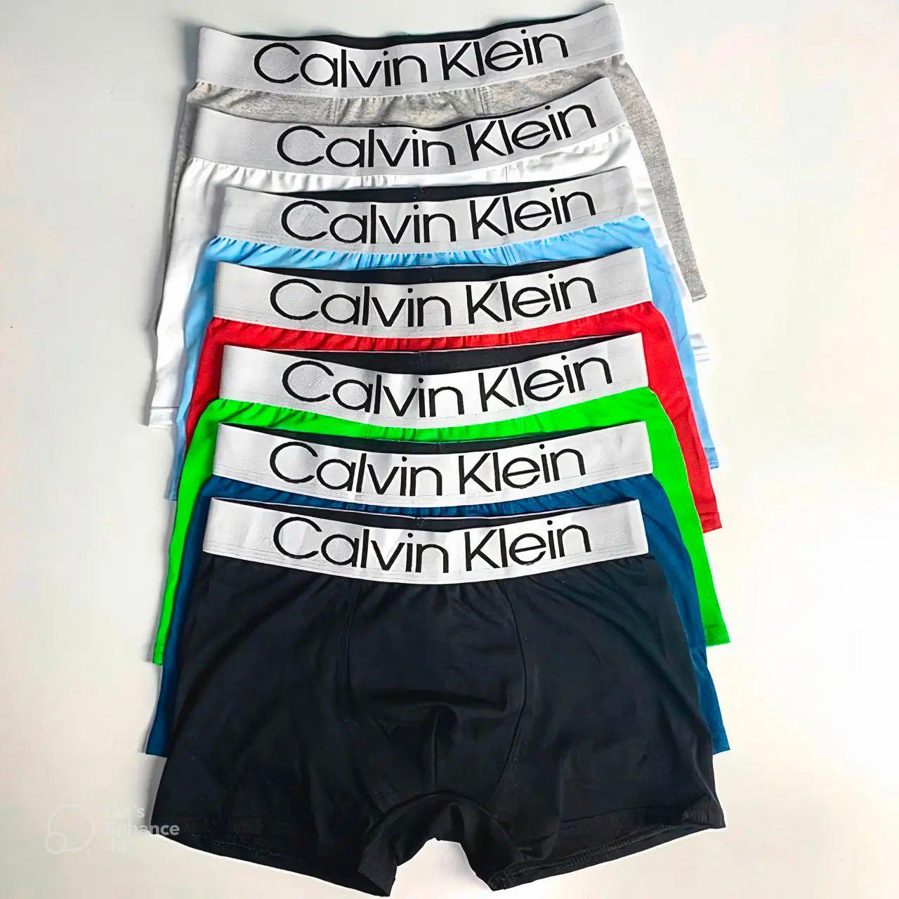 Відмінний набір, чоловічі труси Calvin Klein, нижня білизна Кельвін Кляйн, 4 шт боксерки класичні. Репліка!