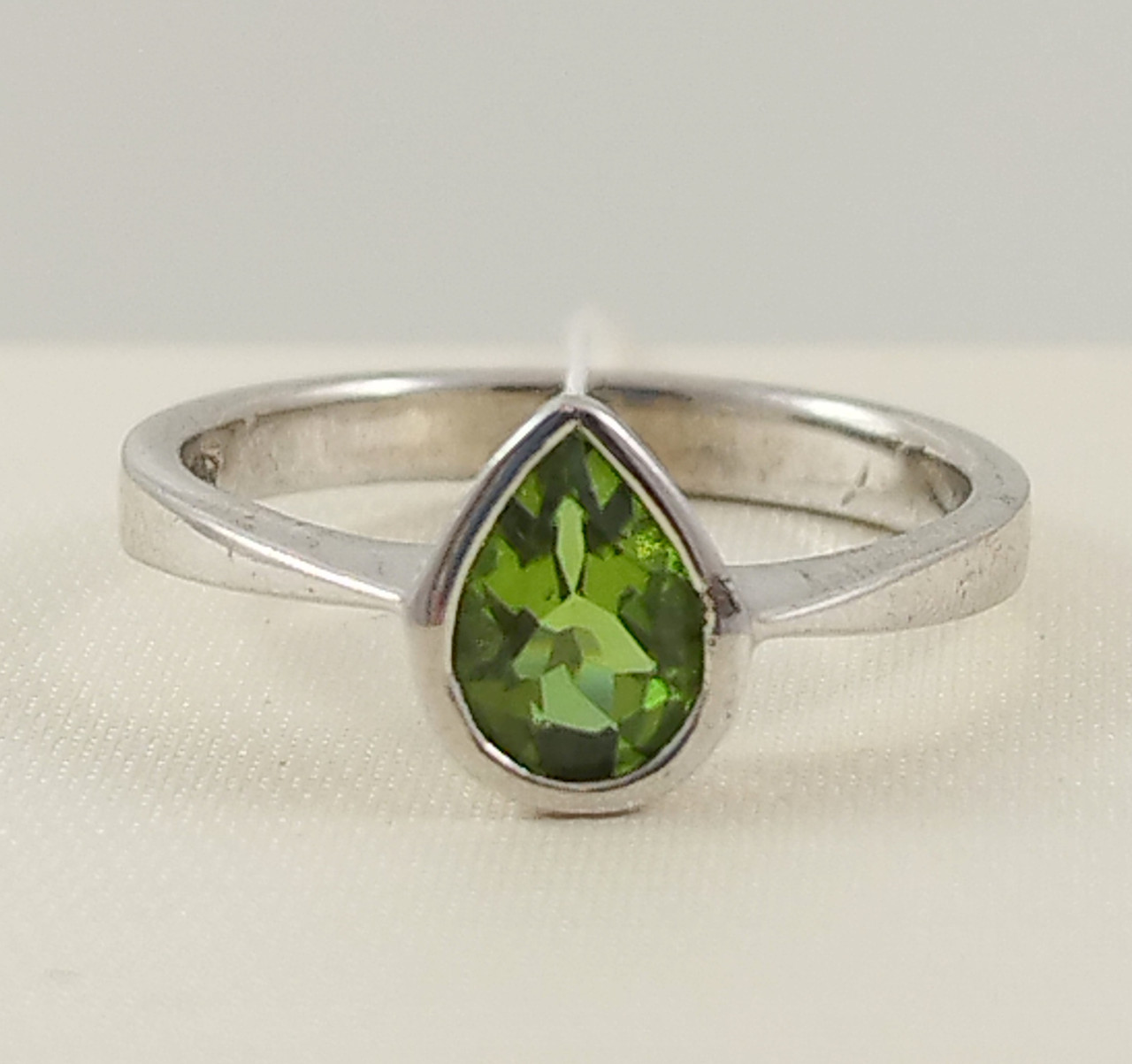 Срібна каблучка з султанітом Т-1008, фото 1