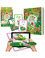 4D Набір Live English ABC книга та навчальні картки з англійської мови