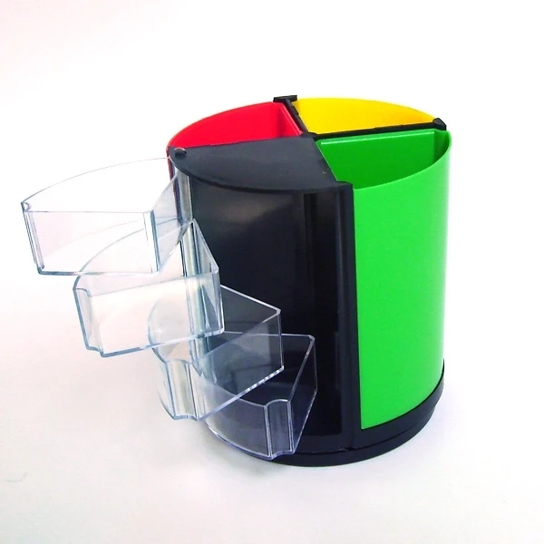 Підставка настільний органайзер для письмового приладдя "вертушка" настільний органайзер змінює форму