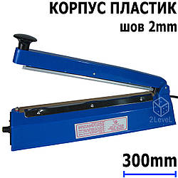 Ручний зварювач пакетів FS-300 Корпус ABS пластик Шов 2мм Настільний зварювач полімерної плівки ABC Tech