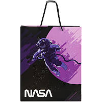 Пакет бумажный подарочный Kite NASA NS22-266K, 26х32см