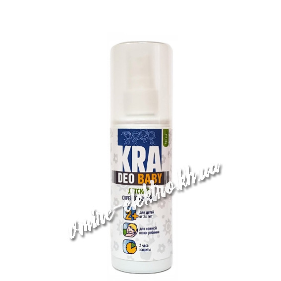 Спрей від комарів Kra Deo Baby, 10 мл, фото 1