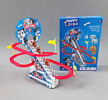 Іграшковий набір арт. 3309 трек музична іграшка на сходах тваринки батар. світ., звук короб. 17*6*23,7см