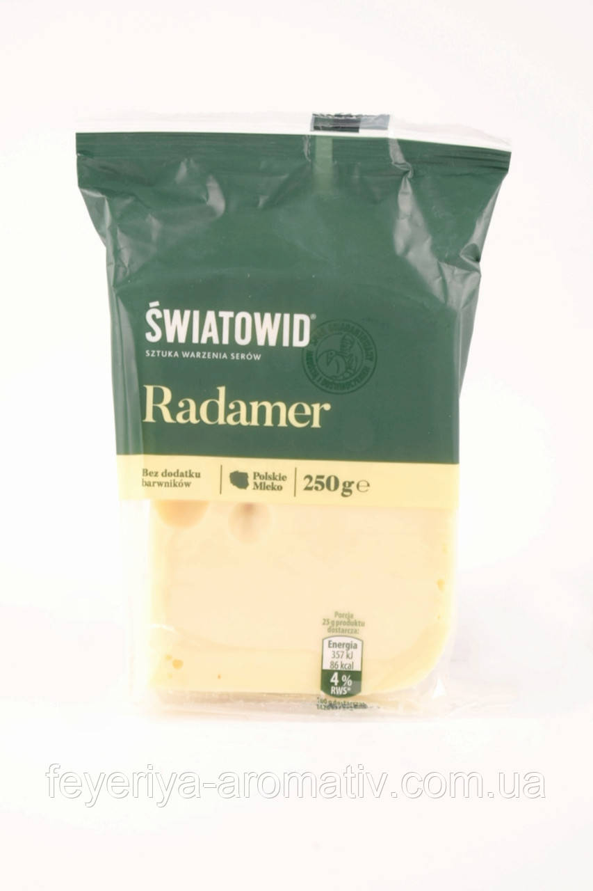 Сир напівтвердий радамер Swiatowid Radamer 250 г Польща