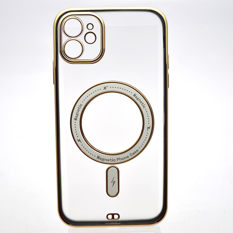 Чохол накладка з MagSafe Elegant Case для Apple iPhone 11 Black, фото 1