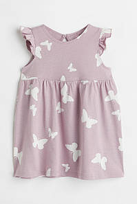 Сукня для дівчинки світло-фіолетовий Метелики H&M  74, 98см
