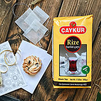 Турецкий натуральный классический черный чай Caykur Rize без добавок и ароматизаторов