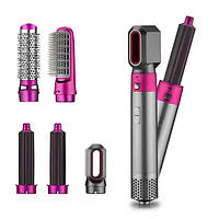 Фен щетка мультистайлер для волос 5 в 1 Hot Air Styler