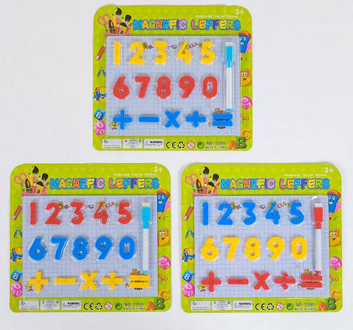 Набір Магнітні цифри з маркером, фото 1