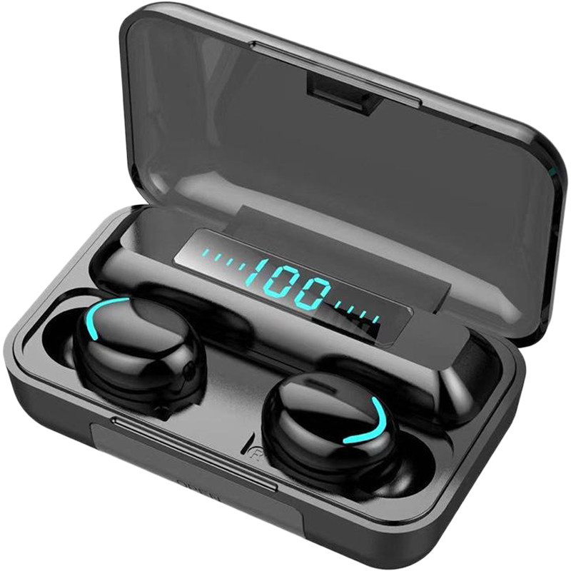 В пакеті!  TWS F9-5 Навушники Бездротові True Wireless Bluetooth 5.0 C Павер Банком
