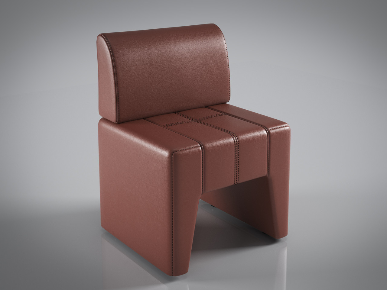 Крісло Скайп коричневий 600х570хН850