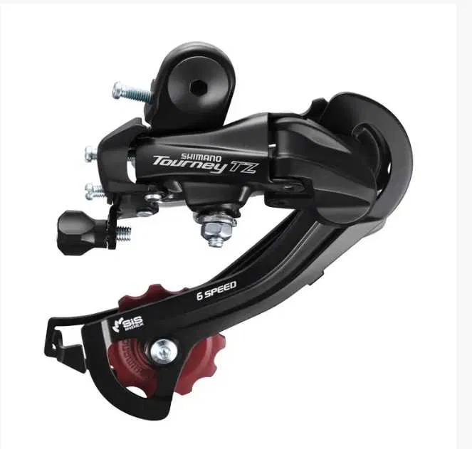 Перемикач велосипедний задній Shimano RD-TZ500, кріплення під болт>